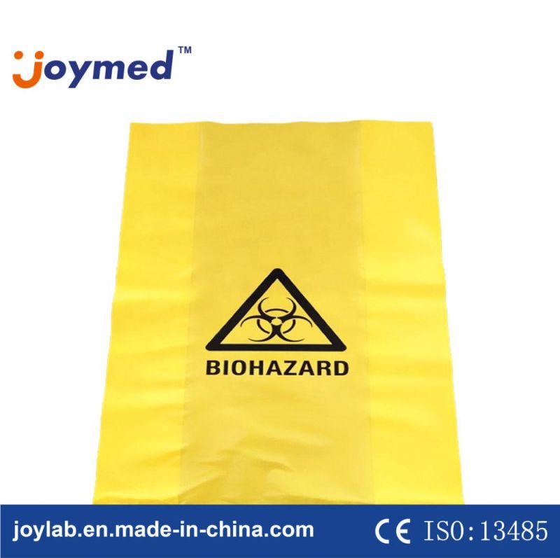 Heavy Duty Red PE Plastic Biohazard Garbage Biohazard Medical Waste Bag