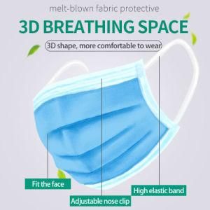 Medical Disposable 3ply Non Woven Surgical Mask