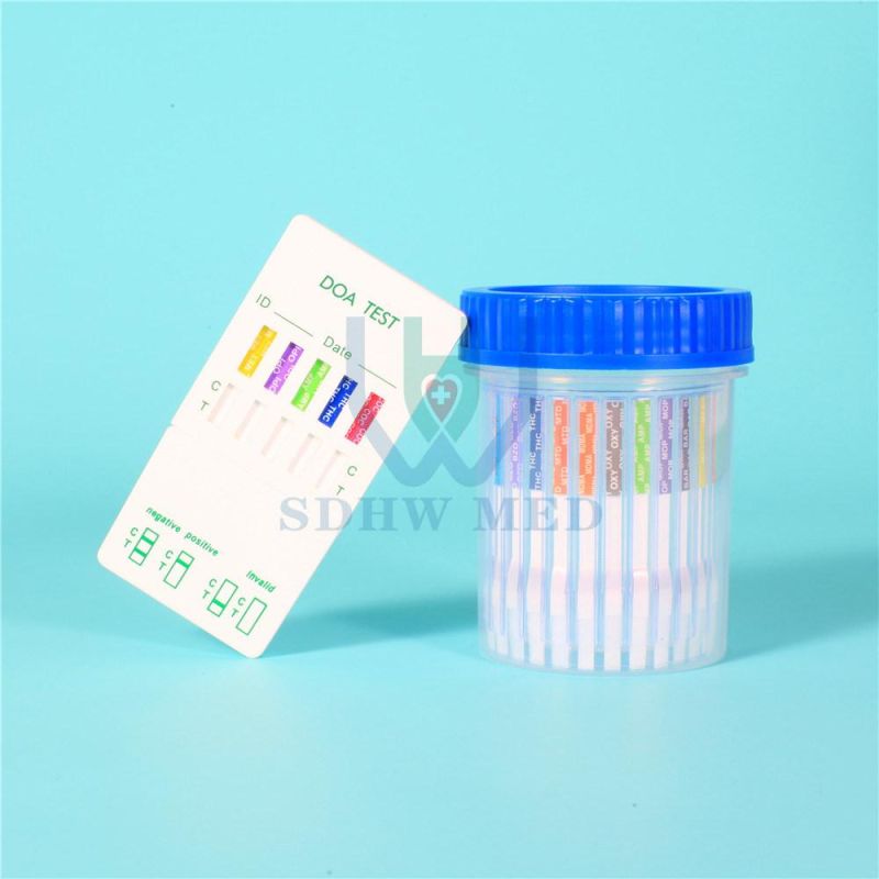 Different Types Urine Saliva Drug Test Cup Many Panels Disposable Test Drug