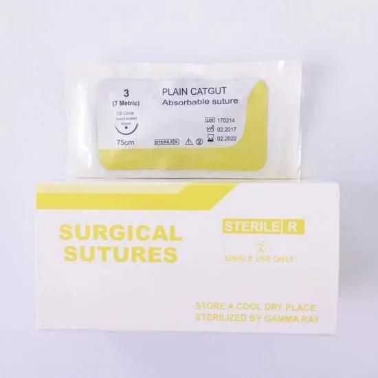 Disposable Absorbable Surgical Suture with Needle Nylon Monofilament