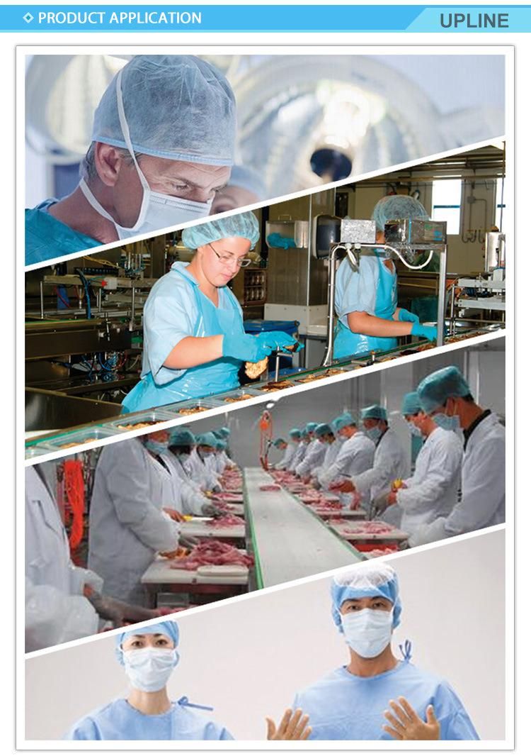 Medical Disposable Non-Woven Bouffant Round Cap Ce&ISO Approval