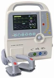 Hot Sale Medical External Defibrillator for Hospital with Ce Approved, Manual Operation