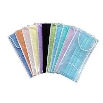 Surgical Mask 3 Ply Disposable Breathable Comfortable Multicolor