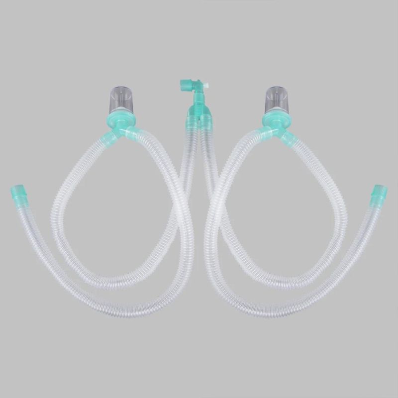 Medical Instrument Disposable Anaesthesia Breathing Circuit Tube with Water Trap for Ventilator