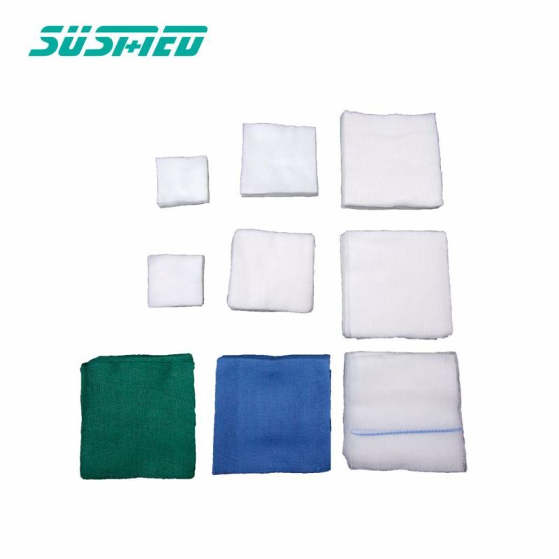 Medical Sterile Gauze Swab 70% Viscose 4-Layer Non-Woven Sterile Dressing Cotton