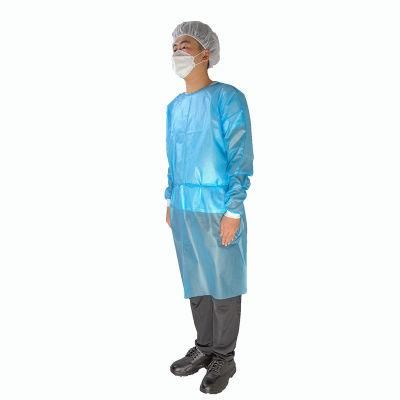 OEM Disposable Nonwoven Waterproof Sterile Reinforced Level 3 Chemotherapy Protective Surgical/Isolation Gown/Coveral for Hospital Use