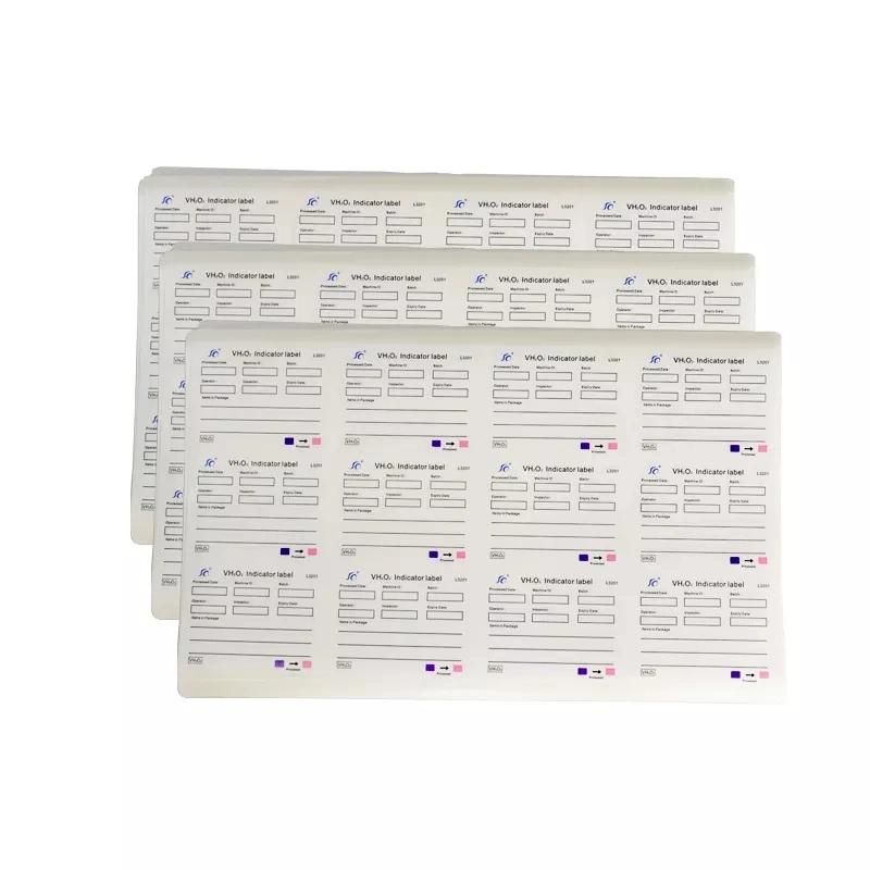 Medical Plasma Sterilization Indicator Labels Medical Supply Autoclave Indicator Plasma Sterilization Card/Label