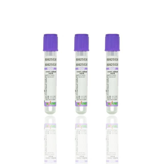 Medical Disposable Vacuum Blood Collection Tube Pet Glass Tube