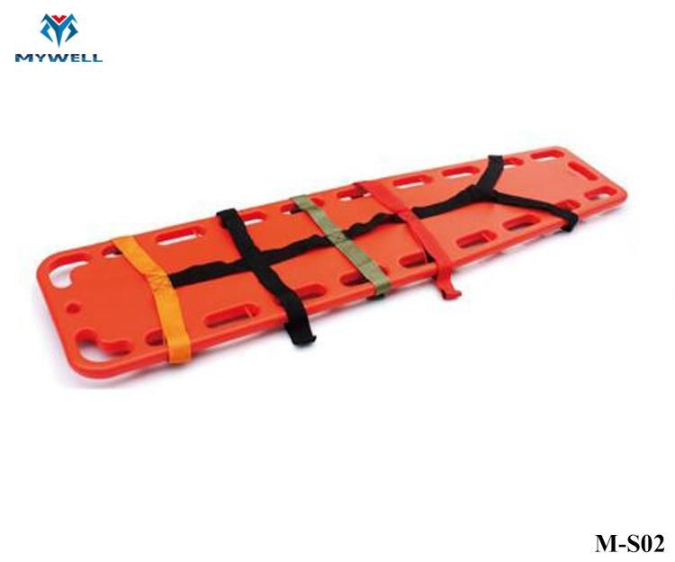 M-J06 Safety Equipment Plastic Spine Board and Stretcher Straps