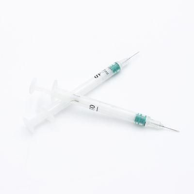 Good Price Prevent Infection 1ml 3ml 5ml 10ml Auto Retractable Safety Syringe for Auto Destruct Syringe