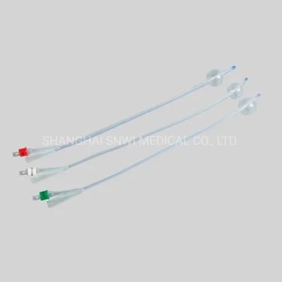 Disposable Medical Supplies 2 Way Silicone Foley Catheter Foley Balloon Catheter with Balloon for Hospital Usage