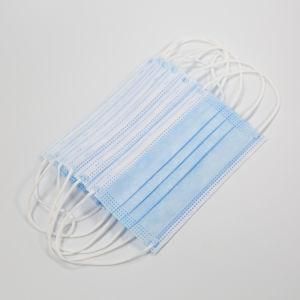 Outdoor Profession Elastic Ear Loop Disposable Nonwoven 3ply Surgical Face Mask
