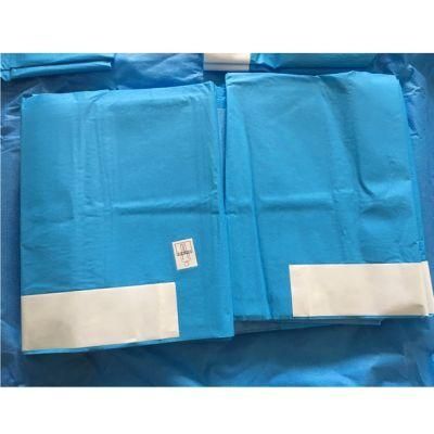 Surgical Side Drape Adhesive Sheet Op Towel with Tape