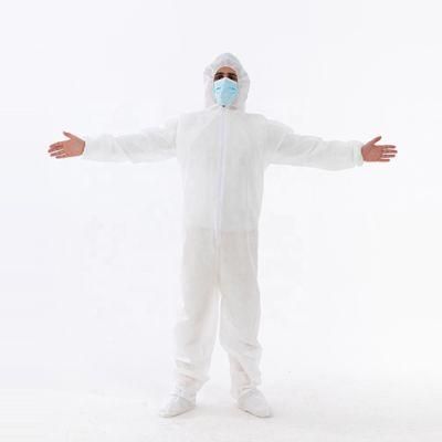 Disposable Microporous Coverall for Protective with CE ISO Nonwoven Breathable Coverall