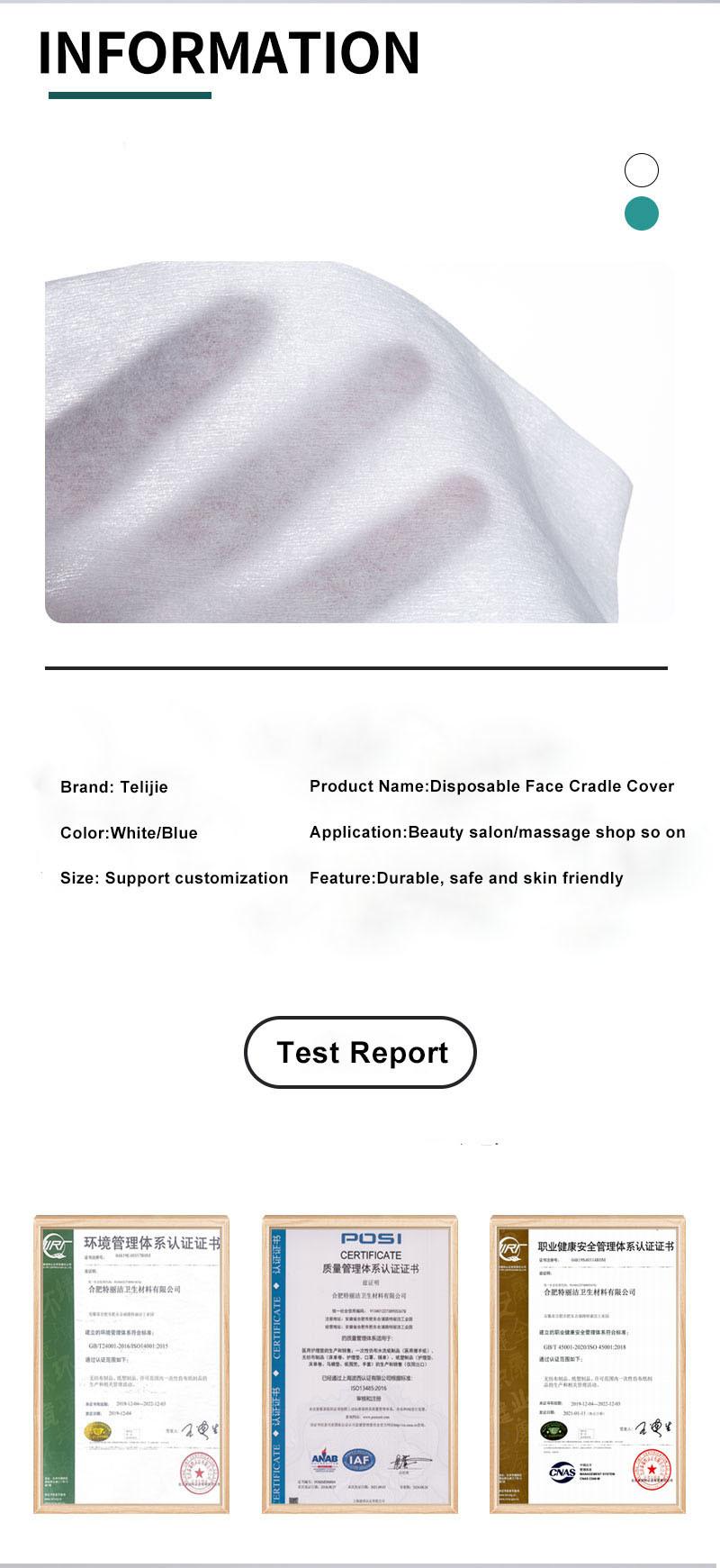 Disposable Massage Headrest Cover Face Rest Cradle Covers