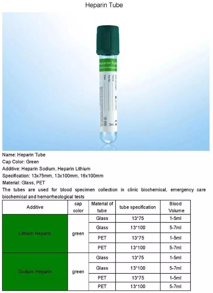 Vacuum Blood Collection Plain Tube CE Approved