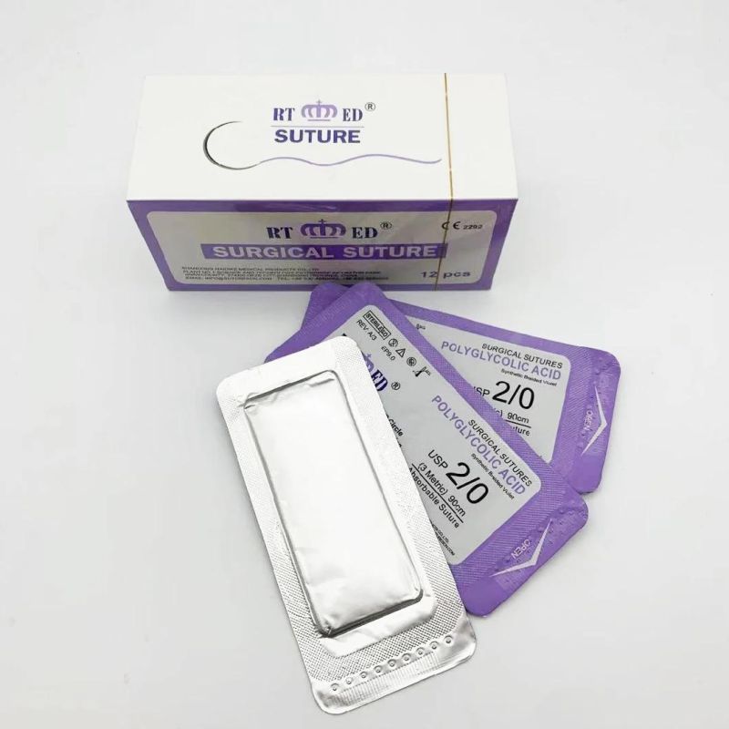 PGA Absorbable Surgical Suture with Needle--Shandong Haidike Medical Products