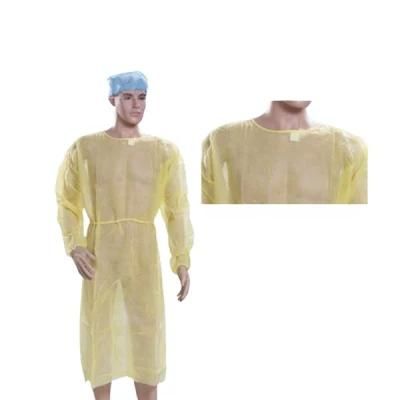 Chinese Factory Disposable PP Isolation Gown Protection Safety Clothing Work Clothes for Wholesale