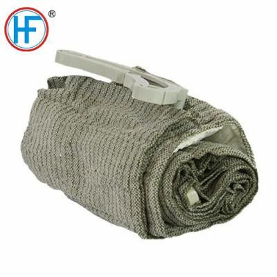 Mdr CE Approved Manufacturer Hot Sale Green Military Emergency Bandage for Self-Rescue