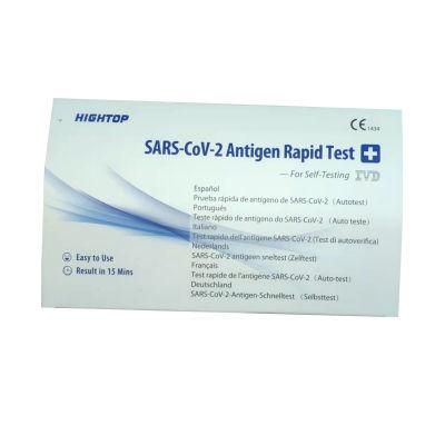 High Accurate Rapid Test Kit Cheap Price Virus 19 Antigen Rapid Test Kit Cassette