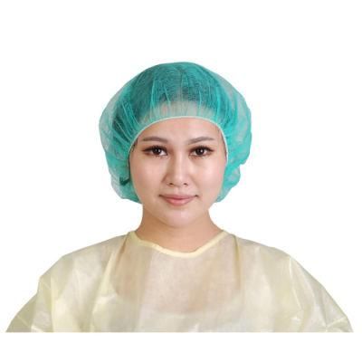 Disposable Medical Non Woven Bouffant Cap Round Cap