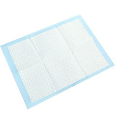 Blue Non-Woven Breathable Nursing Disposable Adult Changing Underpad