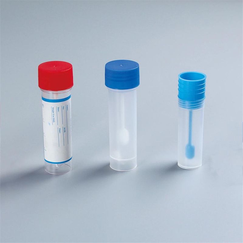 Sterile Container with Scoops Fecal Plastic Disposable Stool Collection Container
