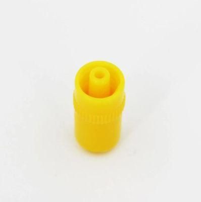 Medical Disposable Yellow Heparin Cap Luer Lock Connector