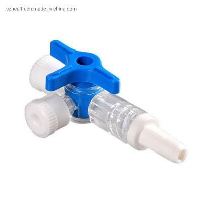 Health Disposable Medical Three Way Stopcock with Male Lock Adapter OEM Packing and Ce Approval