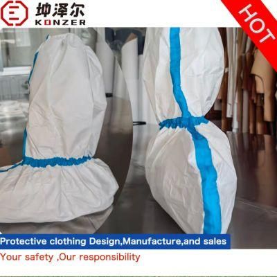 Medical Protective Clothing with Soled Shoe Cover / Boot Cover