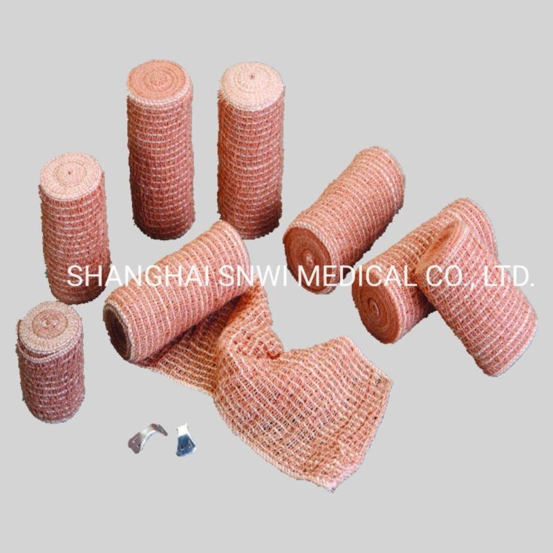 Disposable Medical Supply Wound Surgical High Quality Elastic Cotton Crepe Bandage for Hospital