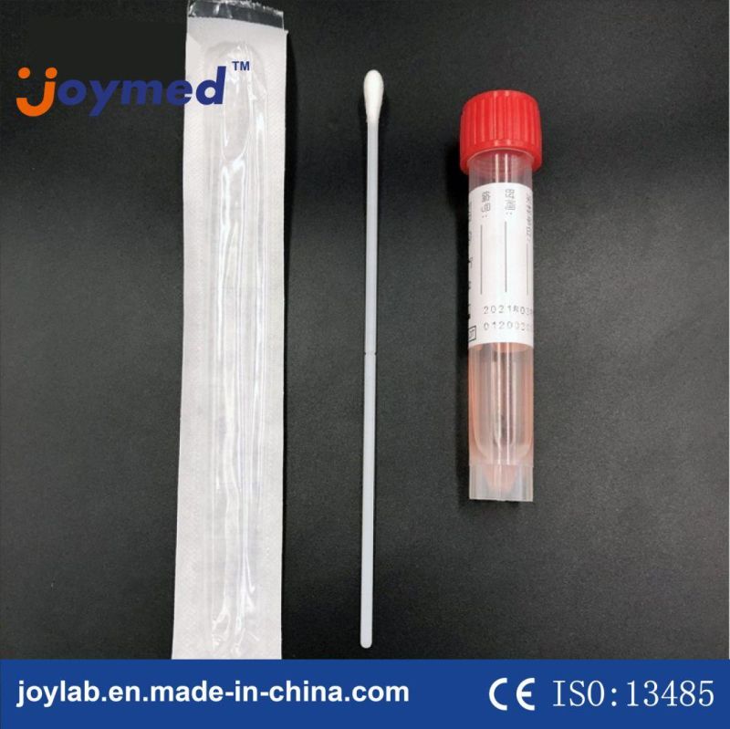 Virus Collection Tube with Vtm Flocked Swab