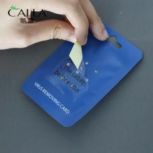 Virus Block out Effective Clo2 Release Air Cleaner Sterilizer Disinfection Protection Card