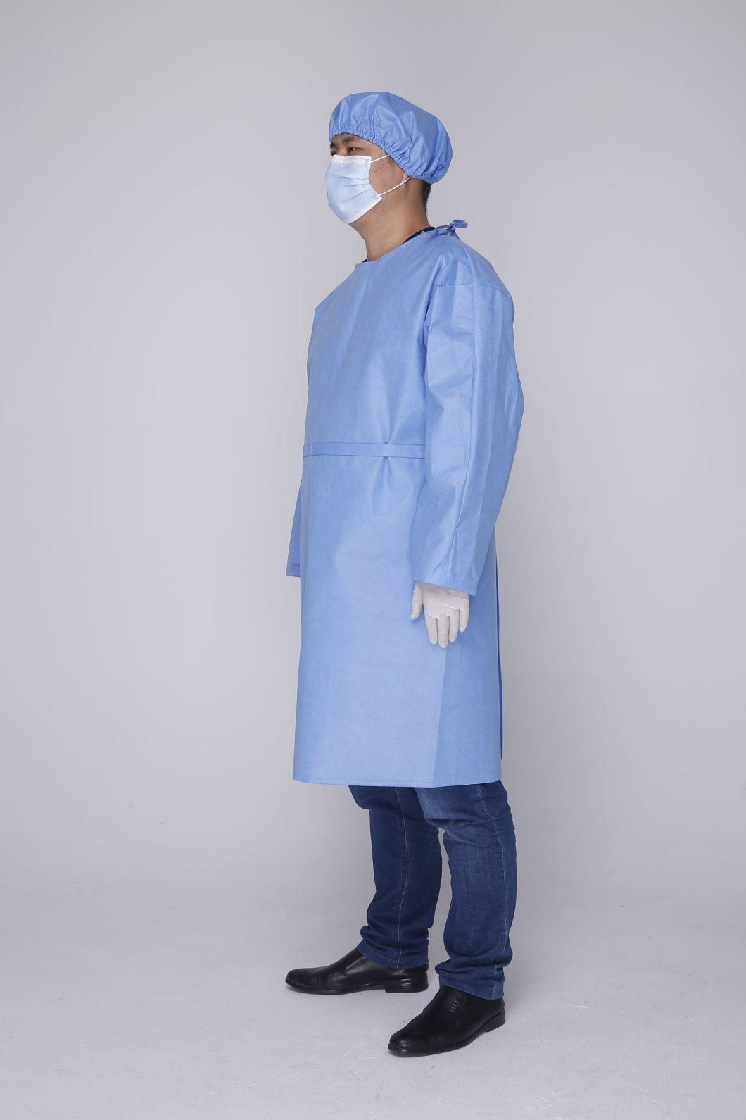 Factoryable Price AAMI Level 2 Disposable Surgical Gown with Samples