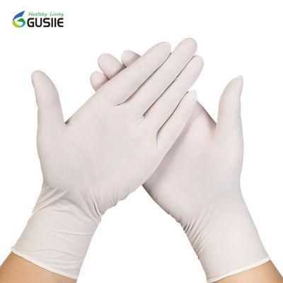Glove Disposable Latex Examination Gloves, with CE En374 and En455, FDA Gloves