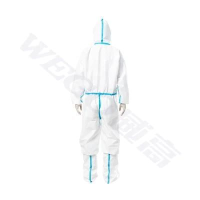 Anti Splash Medical Disposable Hazmat Isolation Protective Clothing