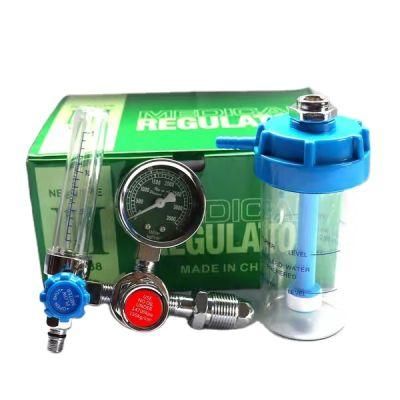 Cga540 Medical Oxygen Pressure Regulators Kit with Flowmeter Manometer Oxygen Gas Regulators with Humidifier