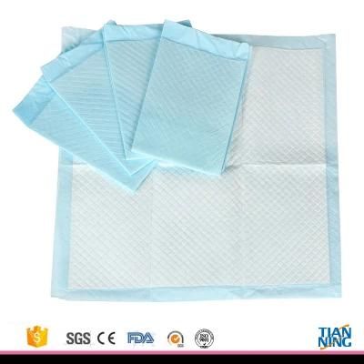Disposable Underpads 23&prime;&prime; X 36&prime;&prime; Incontinence Pads Super Absorbent Protection for Kids, Adults CE FDA ISO13485