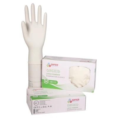 Disposable Examination Latex Gloves Powder Free Medical and Food Grade