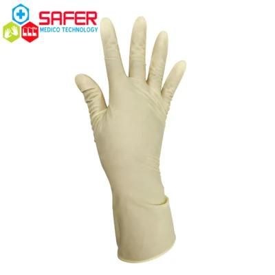 12&quot; Disposable Medical Latex Surgical Glove with Powder 270mm