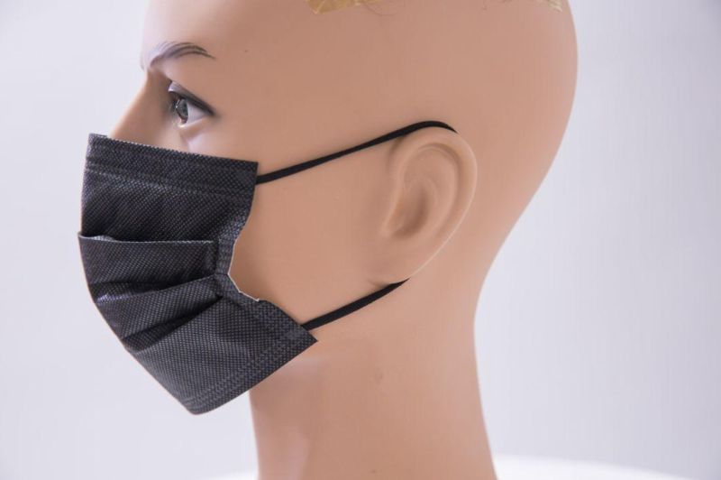 Nonwoven Facial Earloop Three Layers Protective Active Carbon Paper Al Respirator 3 Ply Disposable Face Mask Manufacturer