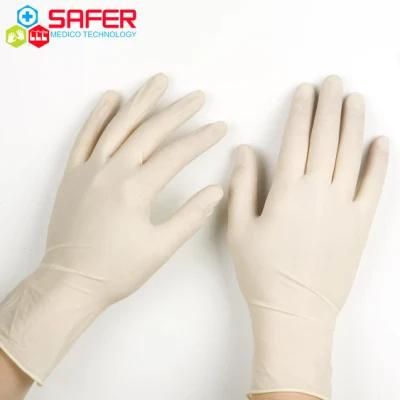 Powder Free Sterile Natural Latex Surgical Gloves with CE Certification