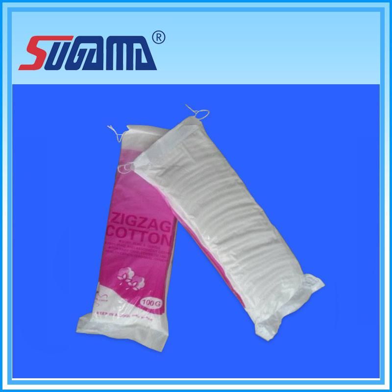 50g Zigzag Cotton Pad with High Quality CE FDA ISO Approved