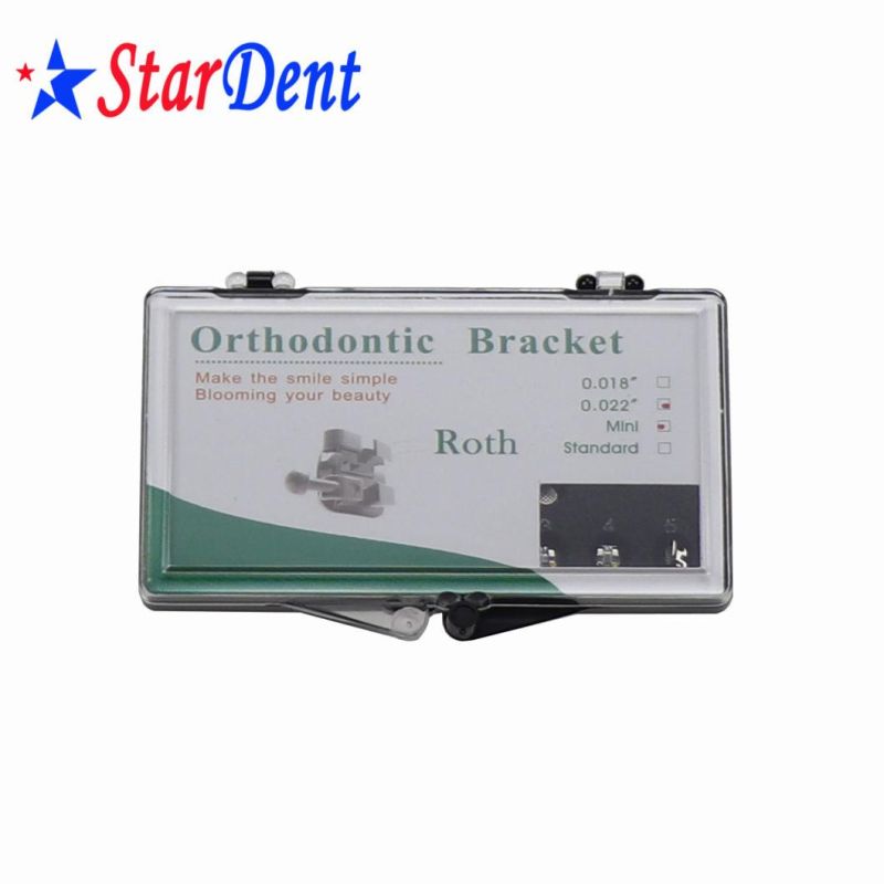 Hot Sale Dental Orthodontic Mesh/ Momoblock Metal Brackets Edgewise/Roth/ Mbt