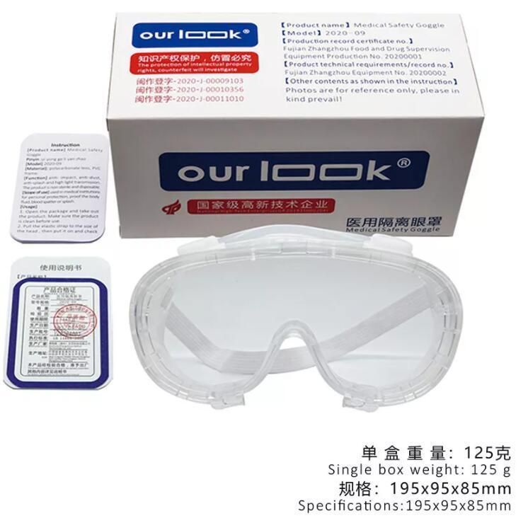Protective Lightweight Medical Goggles for Covid