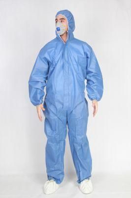 Chemical Industry Safety Clothing Type 5 6 Disposable Full-Body Protection Coverall