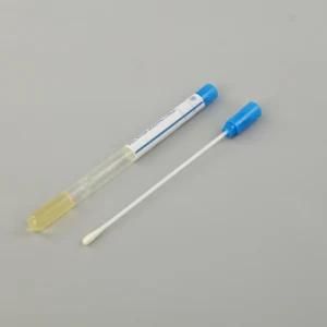 Clinical Lab Diagnostic Kit DNA Sample Collection Kit DNA Testing Nasal Flocked Swab with Transport Tube