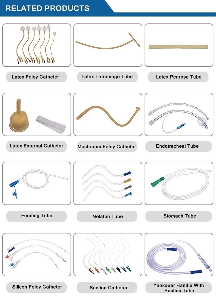 Hot Sale Disposable Latex Penrose Tube with CE ISO Approved Goldenwell