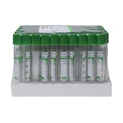 Blood collecting tubes with anticoagulant