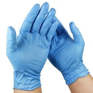 Hot Sale Disposable Blue Duty Work Examination Industrial Non-Medical Nitrile Gloves